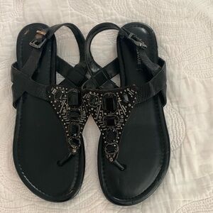 Alex Marie embellished sandals. Black. Size 9.5M. Worn once! EUC!
